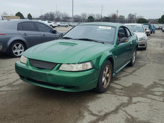 1FAFP4046XF186799 - 1999 FORD MUSTANG GREEN photo 2