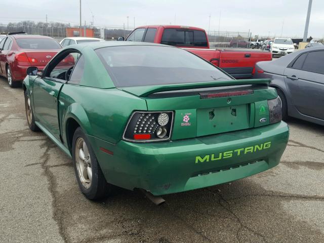 1FAFP4046XF186799 - 1999 FORD MUSTANG GREEN photo 3