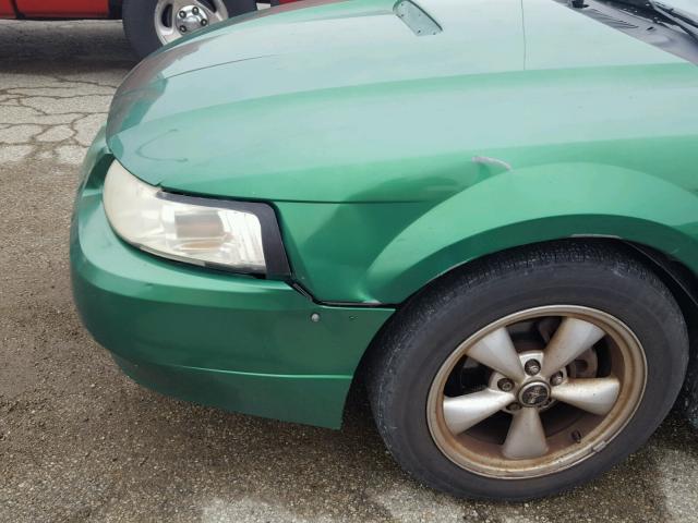 1FAFP4046XF186799 - 1999 FORD MUSTANG GREEN photo 9