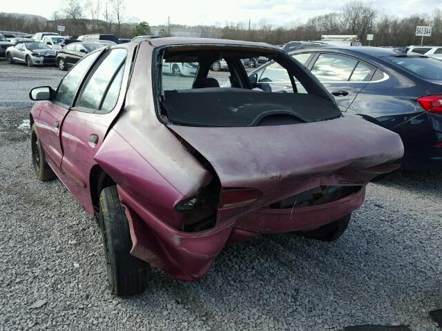 1G1JF5244T7172116 - 1996 CHEVROLET CAVALIER L PURPLE photo 3