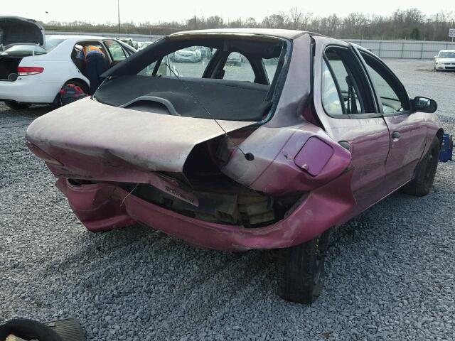 1G1JF5244T7172116 - 1996 CHEVROLET CAVALIER L PURPLE photo 4