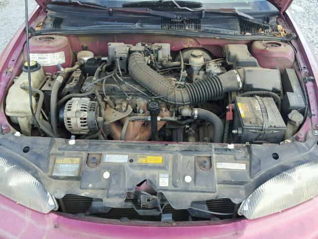 1G1JF5244T7172116 - 1996 CHEVROLET CAVALIER L PURPLE photo 7