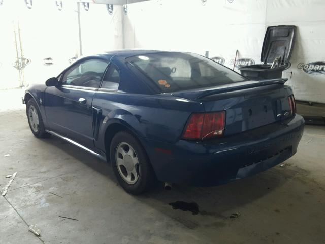 1FAFP4049XF228897 - 1999 FORD MUSTANG BLUE photo 3