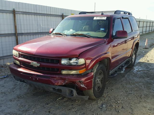 1GNEC13Z26R152354 - 2006 CHEVROLET TAHOE C150 BURGUNDY photo 2