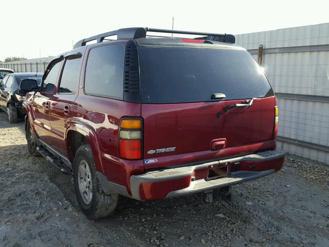 1GNEC13Z26R152354 - 2006 CHEVROLET TAHOE C150 BURGUNDY photo 3