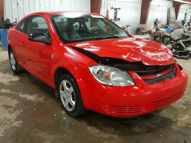 1G1AK18FX87270670 - 2008 CHEVROLET COBALT LS RED photo 1