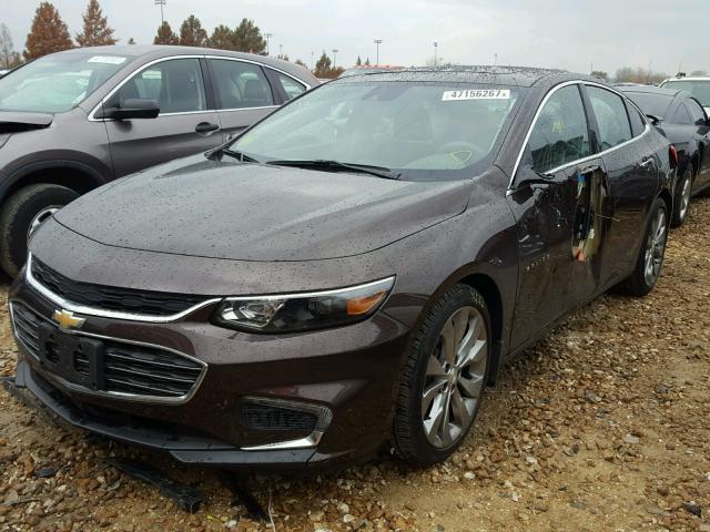 1G1ZH5SX2GF239430 - 2016 CHEVROLET MALIBU PRE BURGUNDY photo 2