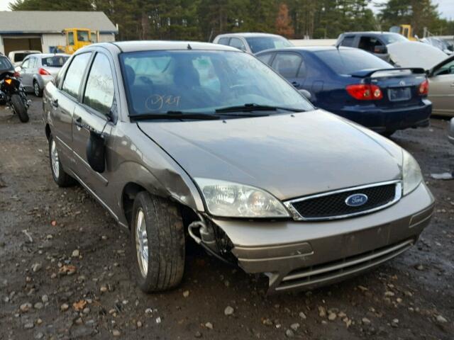 1FAFP34N95W257066 - 2005 FORD FOCUS ZX4 TAN photo 1