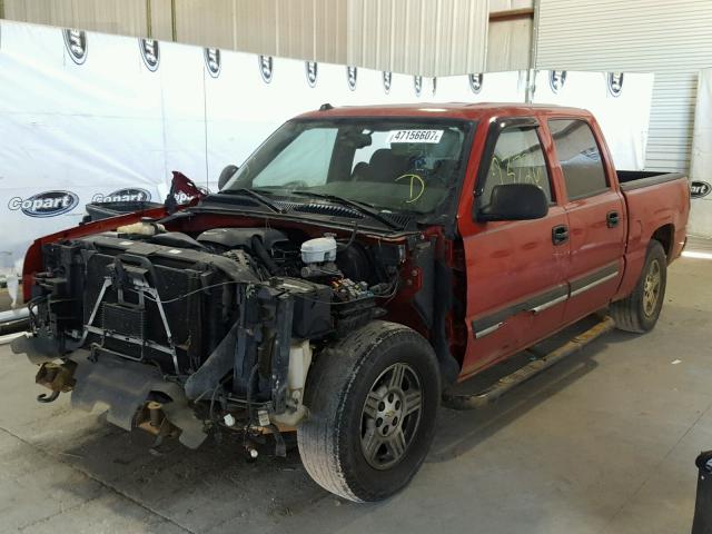 2GCEC13T141412849 - 2004 CHEVROLET SILVERADO RED photo 2