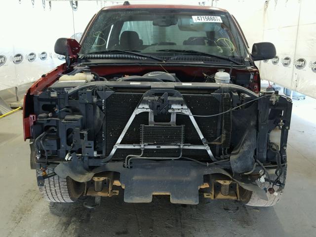 2GCEC13T141412849 - 2004 CHEVROLET SILVERADO RED photo 9