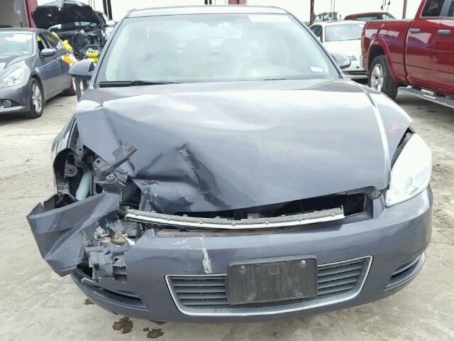 2G1WT58KX81376086 - 2008 CHEVROLET IMPALA LT BLUE photo 9