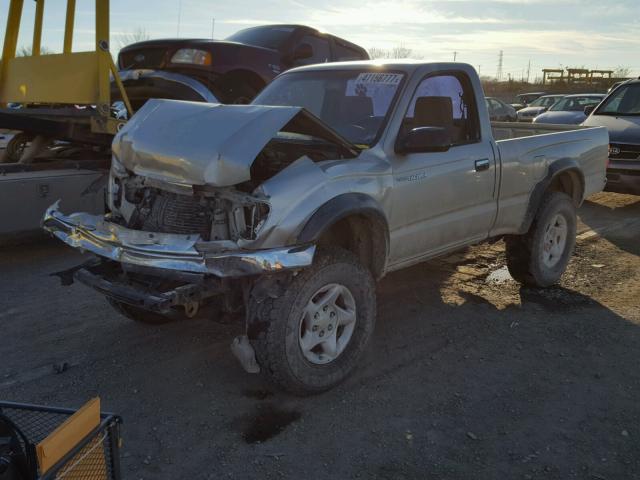 5TENM92N11Z751195 - 2001 TOYOTA TACOMA PRE SILVER photo 2