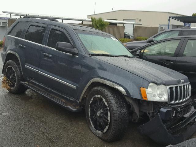 1J8HR58N37C525982 - 2007 JEEP GRAND CHER BLUE photo 1