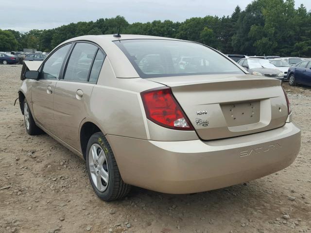 1G8AJ55F76Z164226 - 2006 SATURN ION LEVEL GOLD photo 3