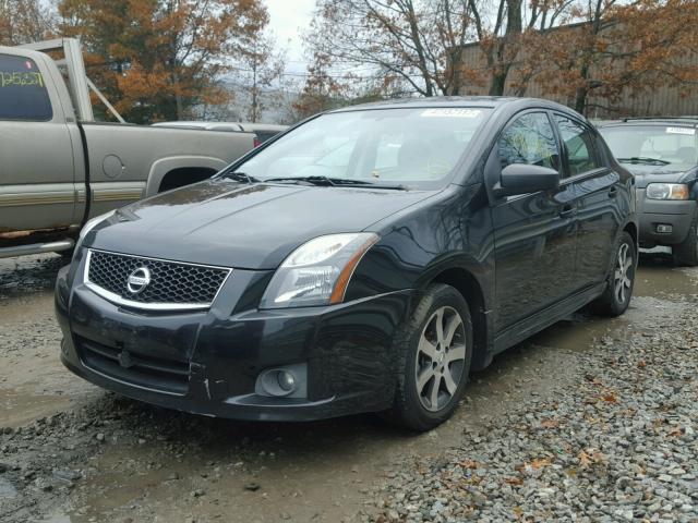 3N1AB6AP1CL728918 - 2012 NISSAN SENTRA 2.0 BLACK photo 2