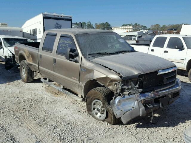 1FTSW31P73EC51965 - 2003 FORD F350 SRW S BEIGE photo 1