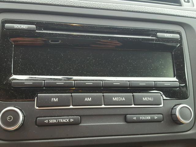 3VW2K7AJ3DM295971 - 2013 VOLKSWAGEN JETTA BASE GRAY photo 9