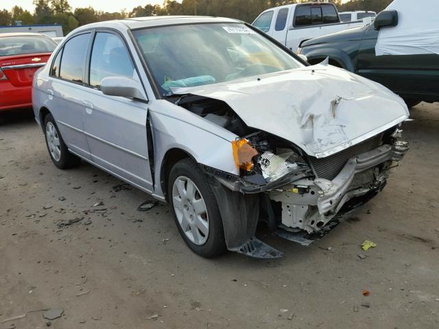 1HGES25732L045180 - 2002 HONDA CIVIC EX SILVER photo 1