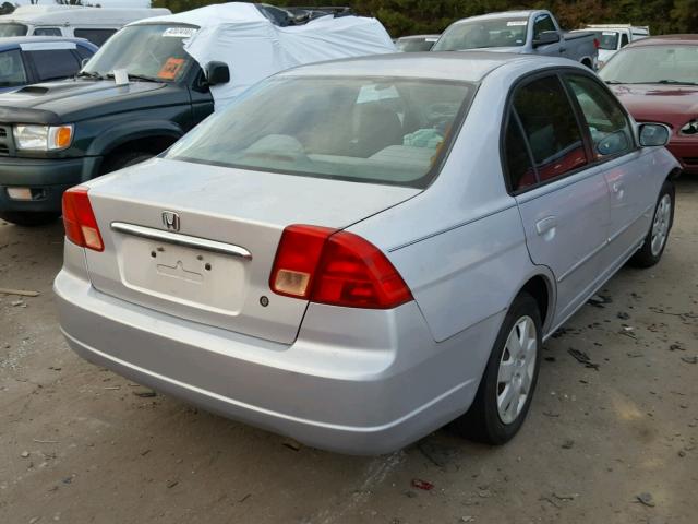 1HGES25732L045180 - 2002 HONDA CIVIC EX SILVER photo 4