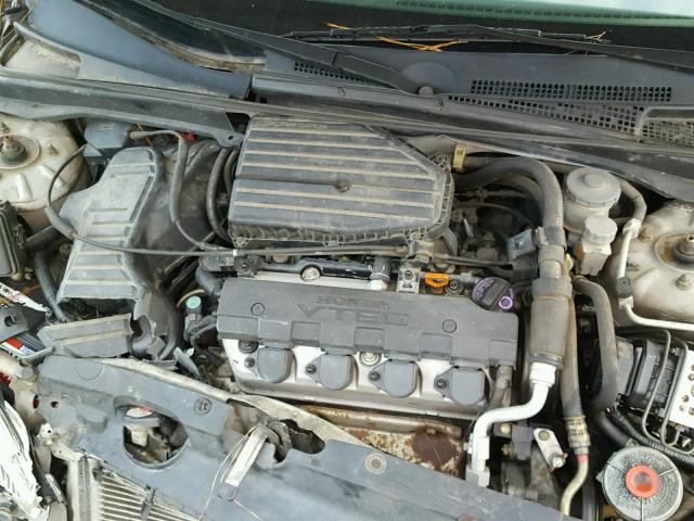 1HGES25732L045180 - 2002 HONDA CIVIC EX SILVER photo 7