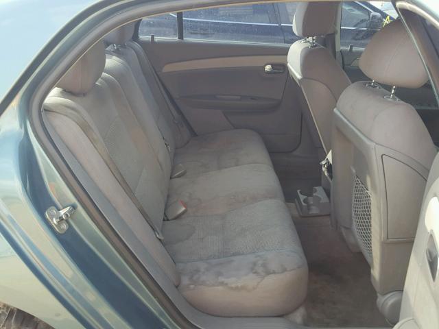 1G1ZG57B69F181535 - 2009 CHEVROLET MALIBU LS GREEN photo 6