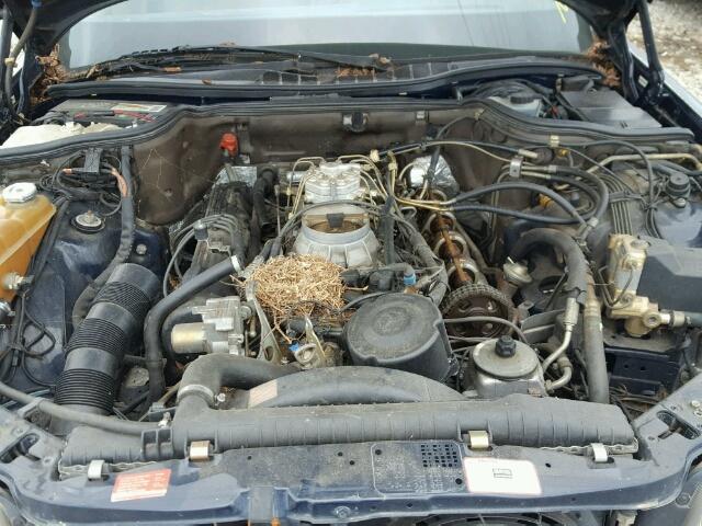 WDBCA35E3MA562571 - 1991 MERCEDES-BENZ 420 SEL BLUE photo 7