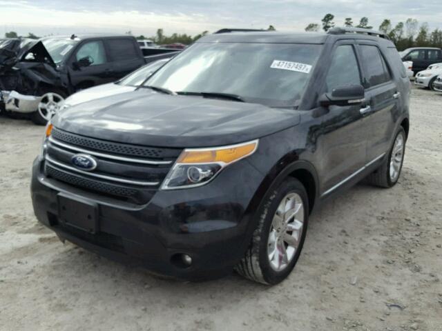 1FM5K7F86FGA76579 - 2015 FORD EXPLORER BLACK photo 2