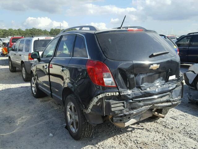 3GNAL3EK9DS548222 - 2013 CHEVROLET CAPTIVA LT BLACK photo 3