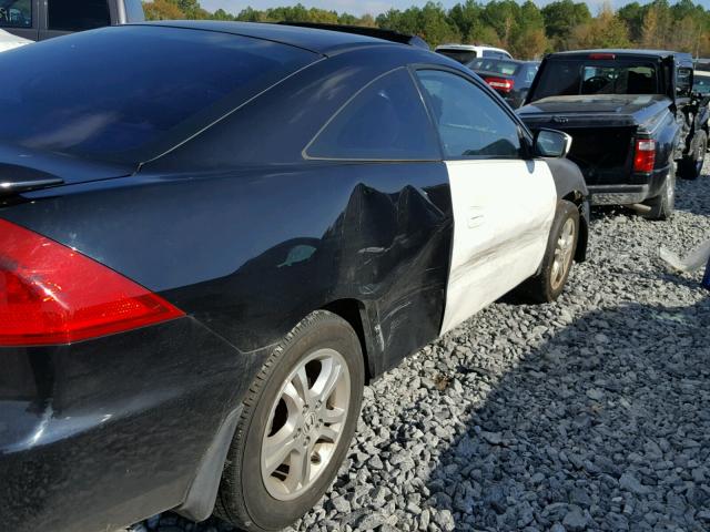 1HGCM72737A002254 - 2007 HONDA ACCORD EX BLACK photo 9