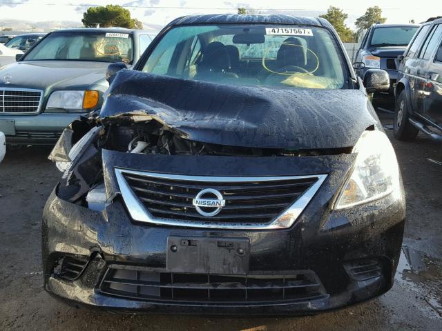 3N1CN7APXDL894569 - 2013 NISSAN VERSA S BLACK photo 7