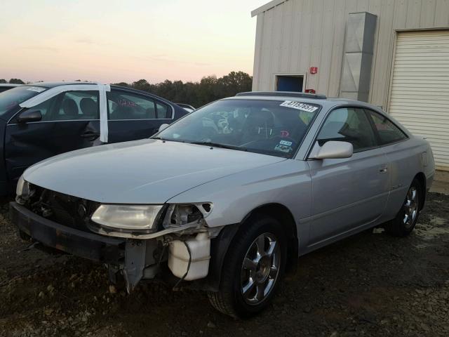 2T1CF28P2YC325131 - 2000 TOYOTA CAMRY SOLA SILVER photo 2