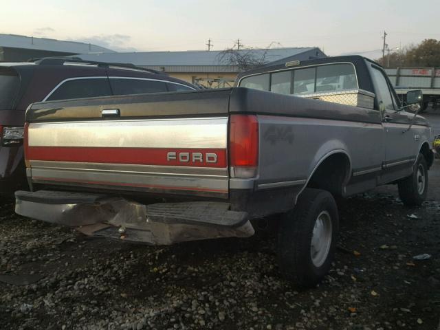 1FTEF14N4MLA31160 - 1991 FORD F150 BLACK photo 4