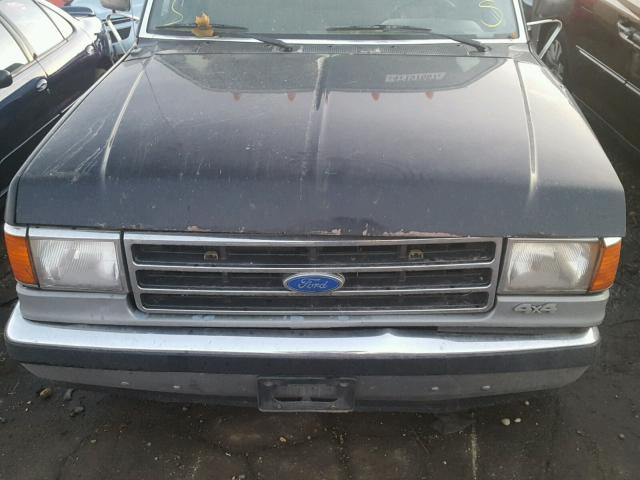 1FTEF14N4MLA31160 - 1991 FORD F150 BLACK photo 7