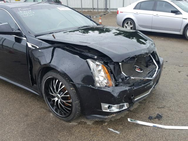 1G6DP1ED7B0111522 - 2011 CADILLAC CTS PREMIU BLACK photo 9