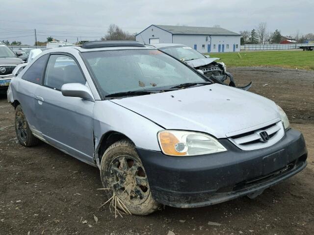 1HGEM22981L069375 - 2001 HONDA CIVIC SI SILVER photo 1