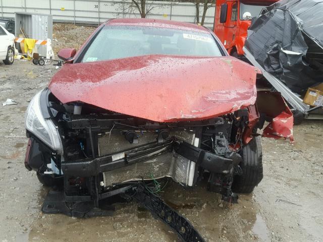 5NPE24AF1FH151645 - 2015 HYUNDAI SONATA SE RED photo 9