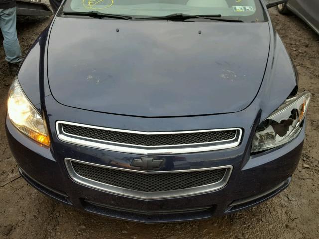 1G1ZB5EB3A4117406 - 2010 CHEVROLET MALIBU LS BLUE photo 7