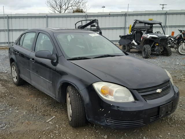 1G1AK52F157536895 - 2005 CHEVROLET COBALT BLACK photo 1