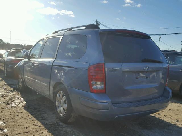 KNDMC233476039868 - 2007 HYUNDAI ENTOURAGE TURQUOISE photo 3