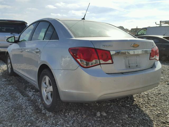 1G1PE5SC5C7258166 - 2012 CHEVROLET CRUZE LT SILVER photo 3