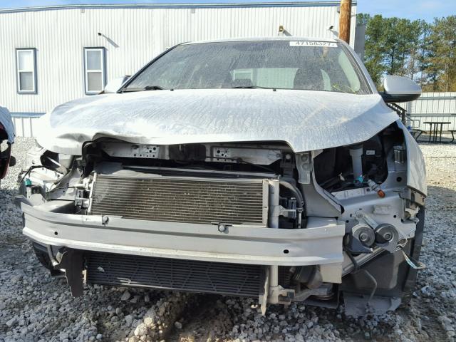 1G1PE5SC5C7258166 - 2012 CHEVROLET CRUZE LT SILVER photo 9