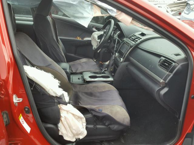 4T1BF1FK8CU508795 - 2012 TOYOTA CAMRY BASE RED photo 5
