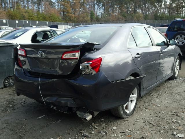 4T1BF1FK6CU174749 - 2012 TOYOTA CAMRY BASE GRAY photo 4