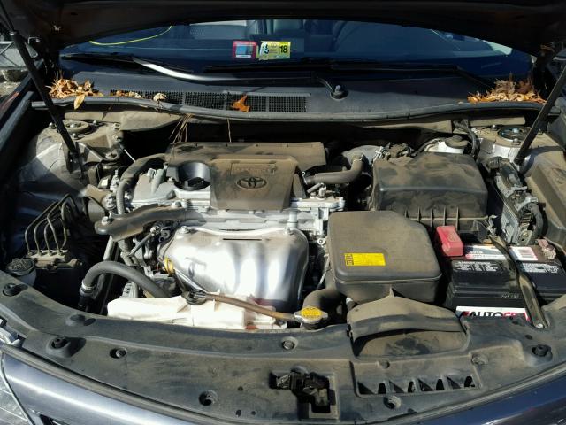 4T1BF1FK6CU174749 - 2012 TOYOTA CAMRY BASE GRAY photo 7