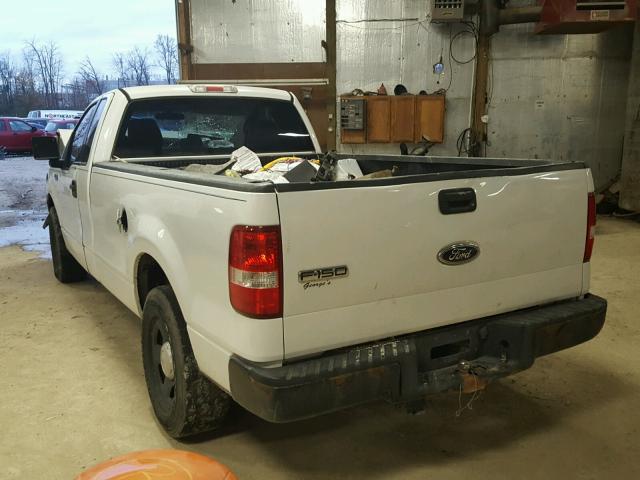 1FTRF12WX5NA39122 - 2005 FORD F150 WHITE photo 3