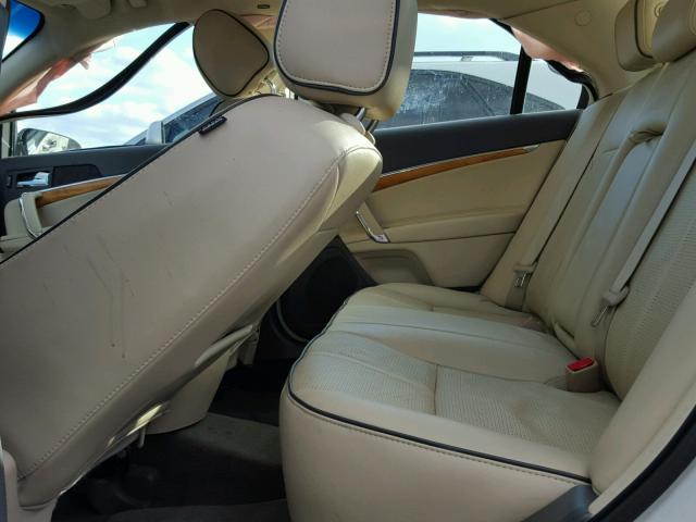 3LNHL2GC8CR830814 - 2012 LINCOLN MKZ თეთრი ფოტო 6