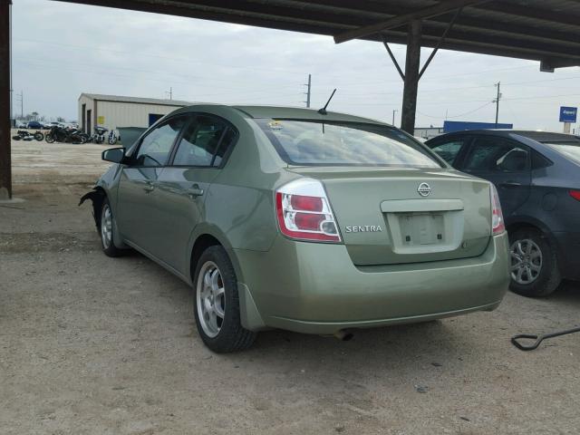 3N1AB61E98L696743 - 2008 NISSAN SENTRA 2.0 GREEN photo 3