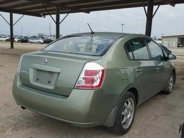 3N1AB61E98L696743 - 2008 NISSAN SENTRA 2.0 GREEN photo 4