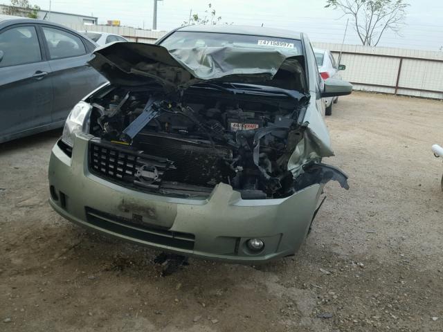 3N1AB61E98L696743 - 2008 NISSAN SENTRA 2.0 GREEN photo 9