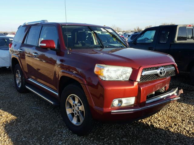 JTEBU5JR6D5113690 - 2013 TOYOTA 4RUNNER SR MAROON photo 1